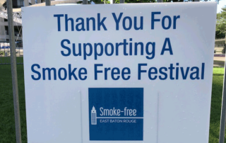 Thank You for Supporting a Smoke Free Festival